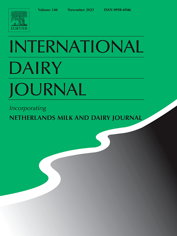 Go to journal home page - International Dairy Journal